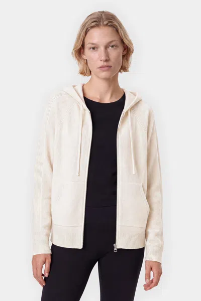 Filippa K Cashmere Hoodie In Ivory