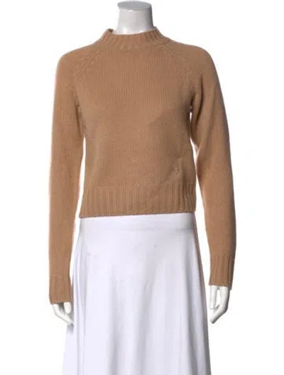 Pre-owned Filippa K Cashmere Mock Neck Sweater In Neutrals