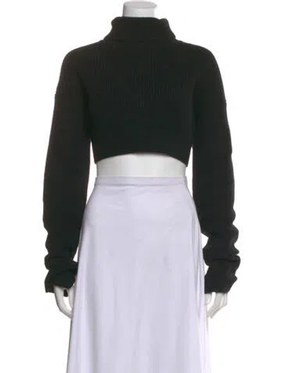 Pre-owned Filippa K Cashmere Turtleneck Sweater In Green