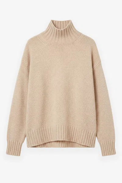 Filippa K Cashmere Turtleneck Sweater In Nude