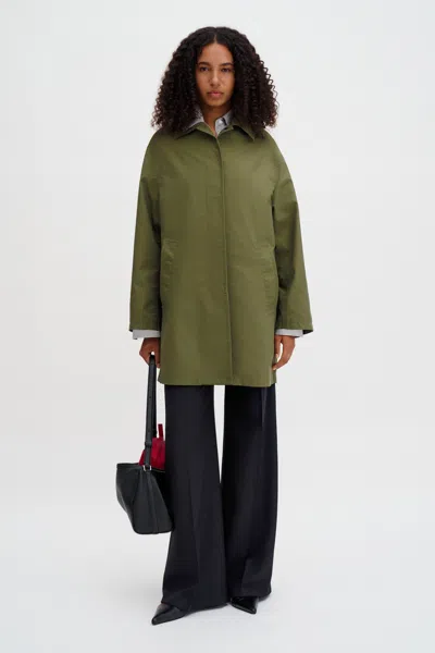 Filippa K Cassie Car Coat In Green