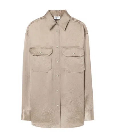 Filippa K Chest-pocket Shirt In Brown