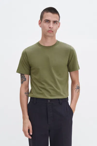 Filippa K Classic Cotton Tee In Green