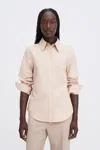 Filippa K Classic Poplin Shirt In Pink