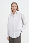 Filippa K Classic Poplin Shirt In White