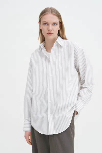 Filippa K Classic Poplin Shirt In White