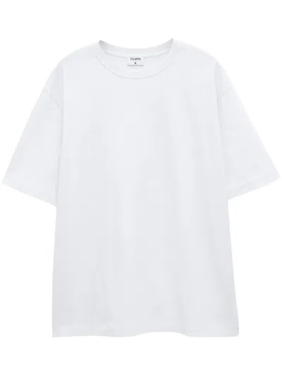 Filippa K Klassisches T-shirt In Weiss