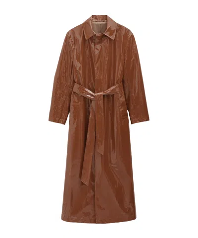 FILIPPA K GLOSSY-FINISH TRENCH COAT
