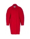 Filippa K Single-breasted Coat In Red