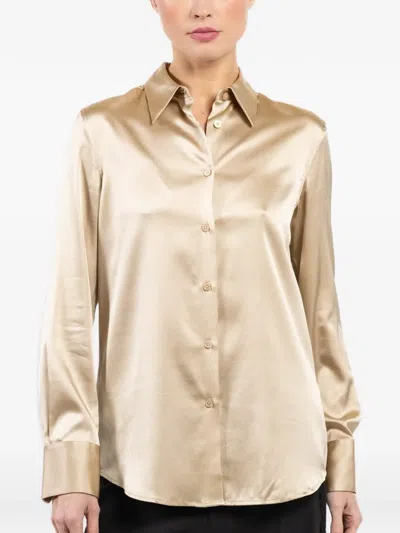Filippa K Collared Long-sleeve Shirt In Multi