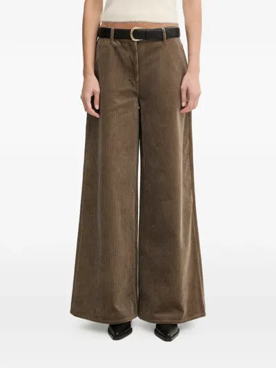 Filippa K Corduroy Trousers In Brown