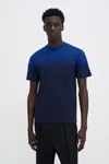 Filippa K Cotton Dip-dyed Tee In Blue