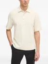 Filippa K Cotton Polo Shirt In Neutral