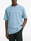 Filippa K Heavy Crewneck Tee In Blue
