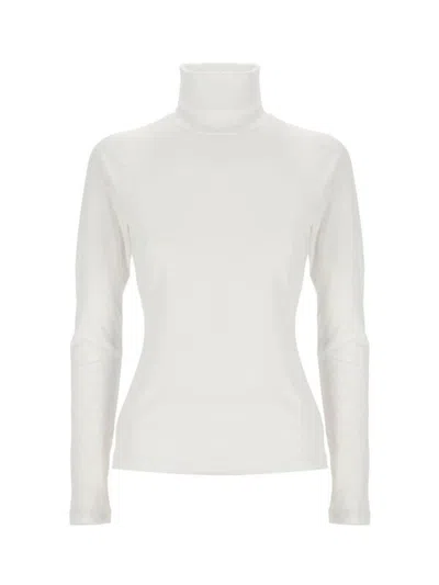 Filippa K Cotton Turtleneck Top In White