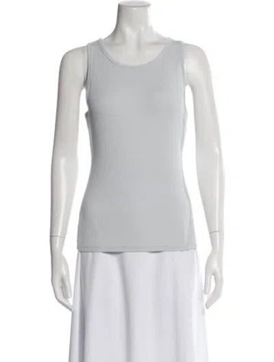 Pre-owned Filippa K Crew Neck Sleeveless Top In White