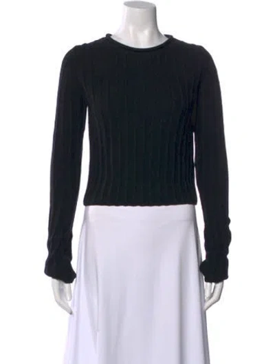 Pre-owned Filippa K Crew Neck Sweater In Black