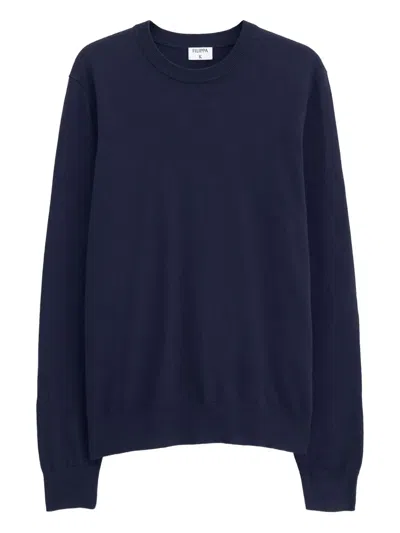 Filippa K Crew-neck Sweater In Blue
