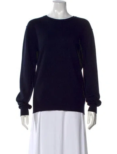 Pre-owned Filippa K Crew Neck Sweater In Blue