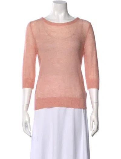 Pre-owned Filippa K Crew Neck Sweater In Pink