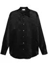 Filippa K Crinkle Shirt With Oversized Pointed Collar