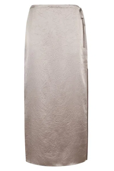Filippa K Crinkled Pencil Skirt In Multi