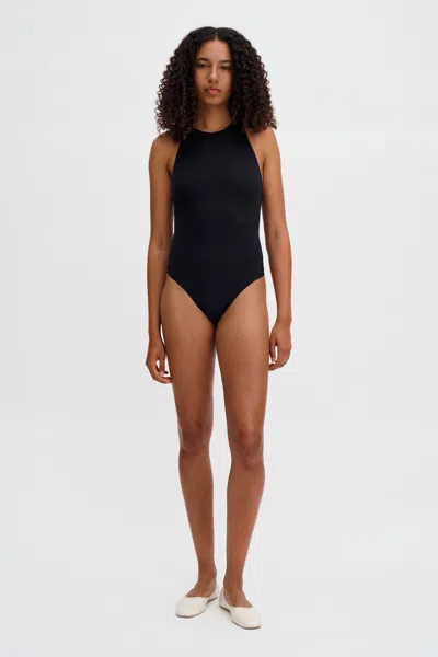 Filippa K Cross-back Swimsuit In Black
