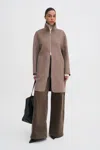 Filippa K Dafina Coat In Gray