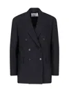 Filippa K Dani Double-breasted Blazer In Black