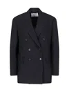 Filippa K 'dani' Double-breasted Blazer In Black