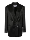 Filippa K Dani Double Breasted Blazer Jackets Black In Black