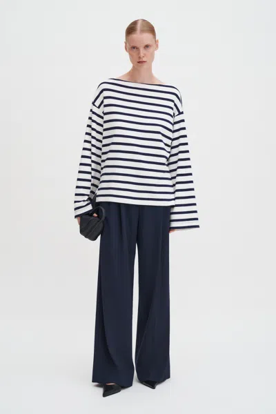 Filippa K Darcey Wool Trousers In Blue