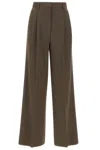 Filippa K Darcey Wool Trousers In Green