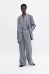 Filippa K Darcey Wool Trousers In Grey