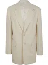 Filippa K Davina Cotton Linen Blazer In Neutral