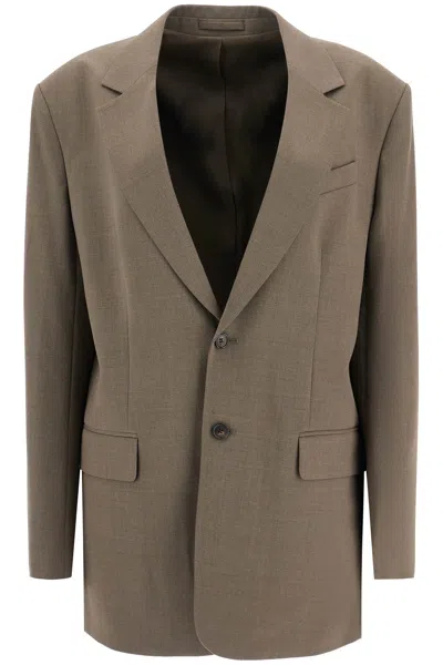 Filippa K Taupe Davina Wool Blazer In Grey