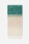 Filippa K Degradé Alpaca Mohair Scarf In Green