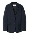 Filippa K Buttoned Pocket Jacket In Blue