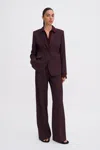 Filippa K Delilah Blazer In Burgundy