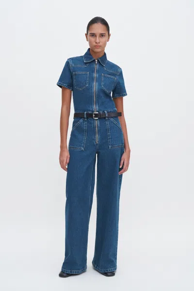Filippa K Denim Jumpsuit In Blue