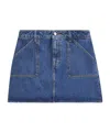 Filippa K Denim Mini Skirt In Blue