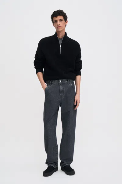 Filippa K Denim Work Jeans In Black