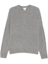 Filippa K Diamond Cable Sweater In Grey