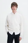 Filippa K Diamond Cable Sweater In White