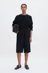 Filippa K Draped Twill Shorts In Black