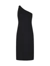 Filippa K One Shoulder Midi Dress In Black