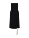Filippa K Strapless Midi Dress In Black