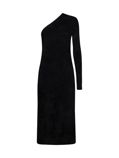 Filippa K One Shoulder Midi Dress In Black
