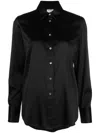 Filippa K Eira Silk Shirt In Black