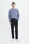 Filippa K Elastic Waist Tailored Trousers In Blue